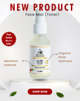 Face Mist (Organic Rose Toner) LeonicaCosmetics