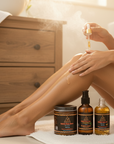 Holistic Dry Skin Repair Bundle (Body Wash, Butter and Oil) LeonicaCosmetics