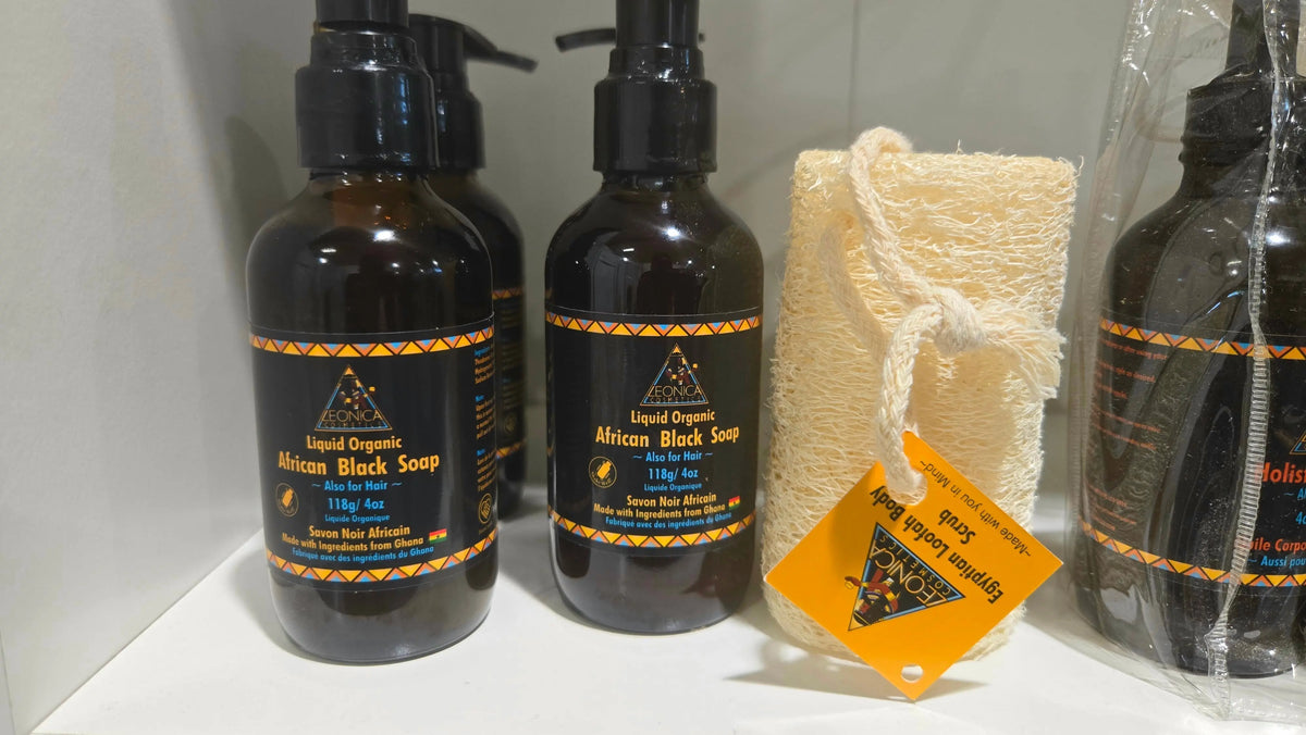 The Power of Liquid African Black Soap: Nature’s Secret to Clear, Glowing Skin LeonicaCosmetics