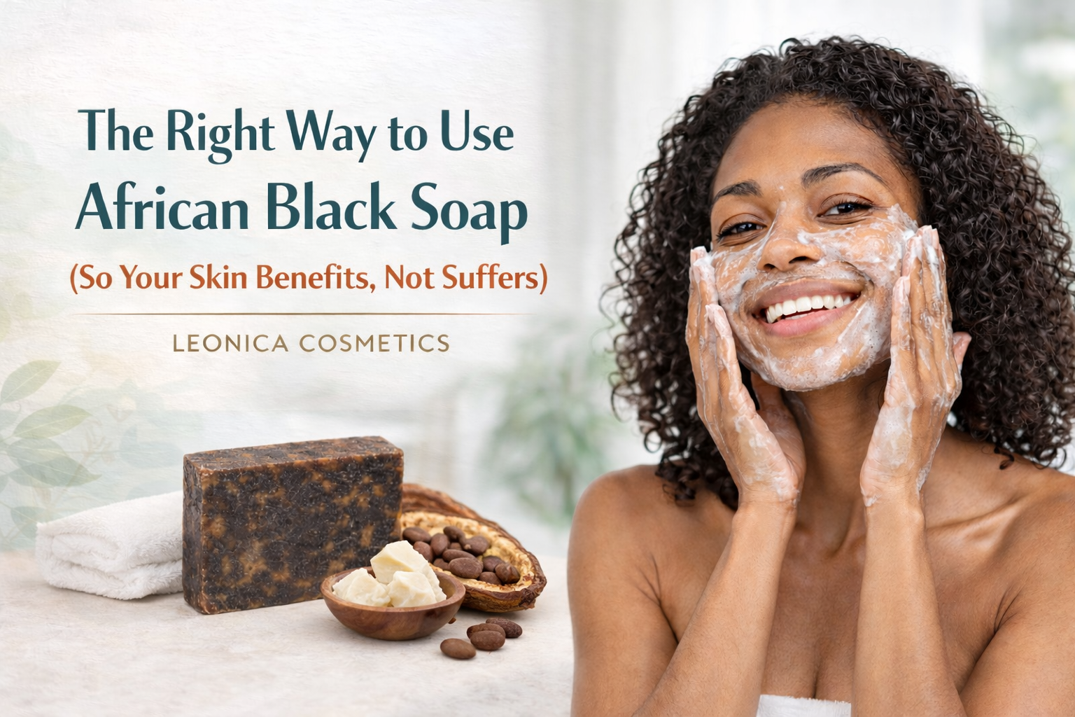 The Right Way to Use African Black Soap (So Your Skin Benefits, Not Suffers)