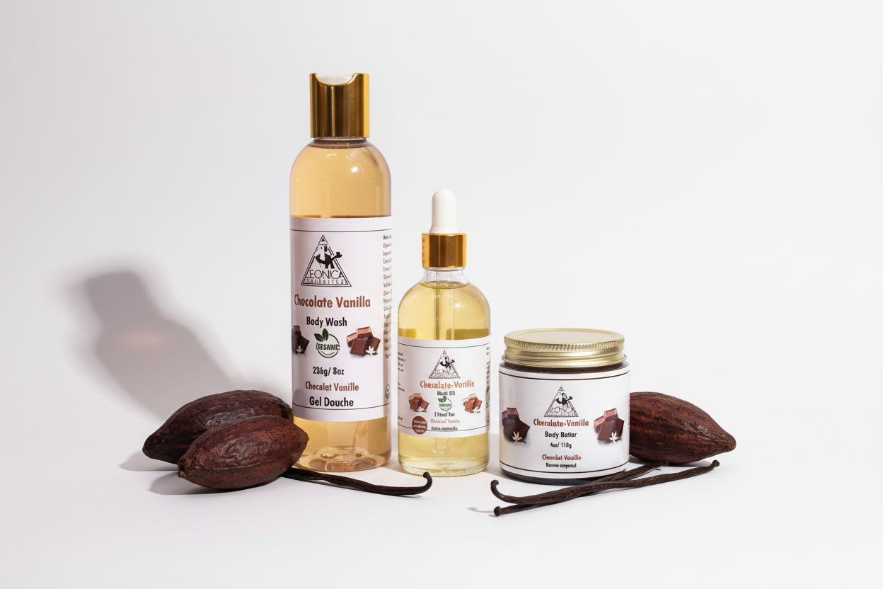 Chocolate Vanilla Body Care Collection