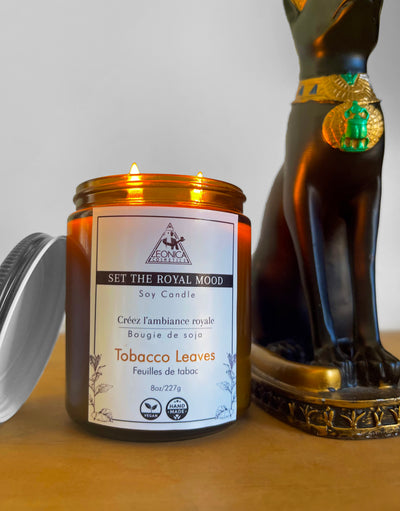 Tobacco Leaves Candle