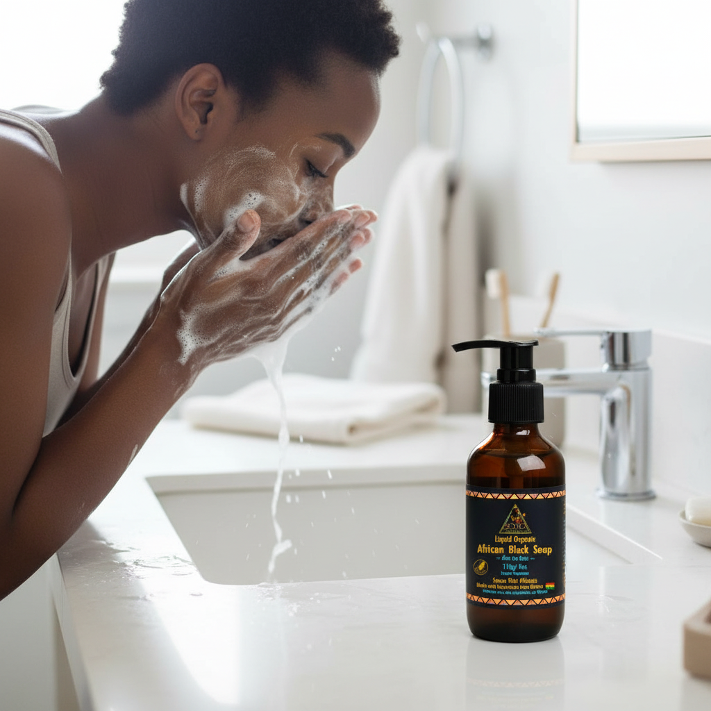 Liquid Organic Black Soap
